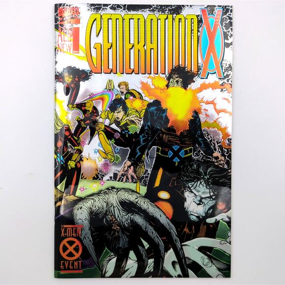 Generation X Marvel Comics Lot 1 Foil Cover 1994 Minus -1 1997 Modern Age VF NM - Picture 3 of 4